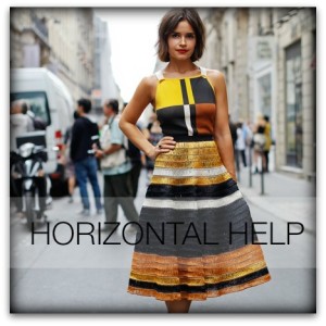 Horizontal fashion features