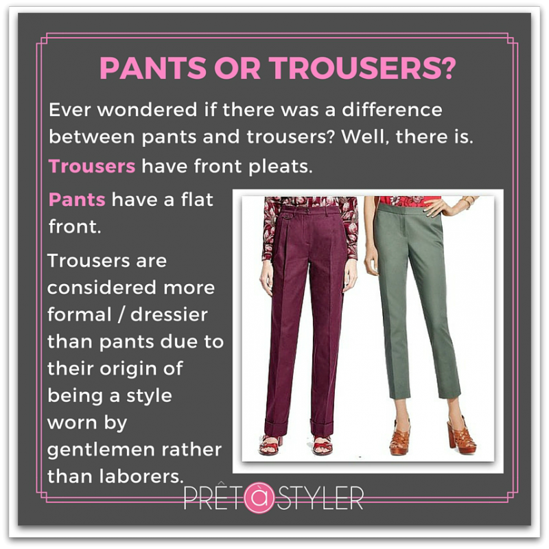 Pants or Trousers