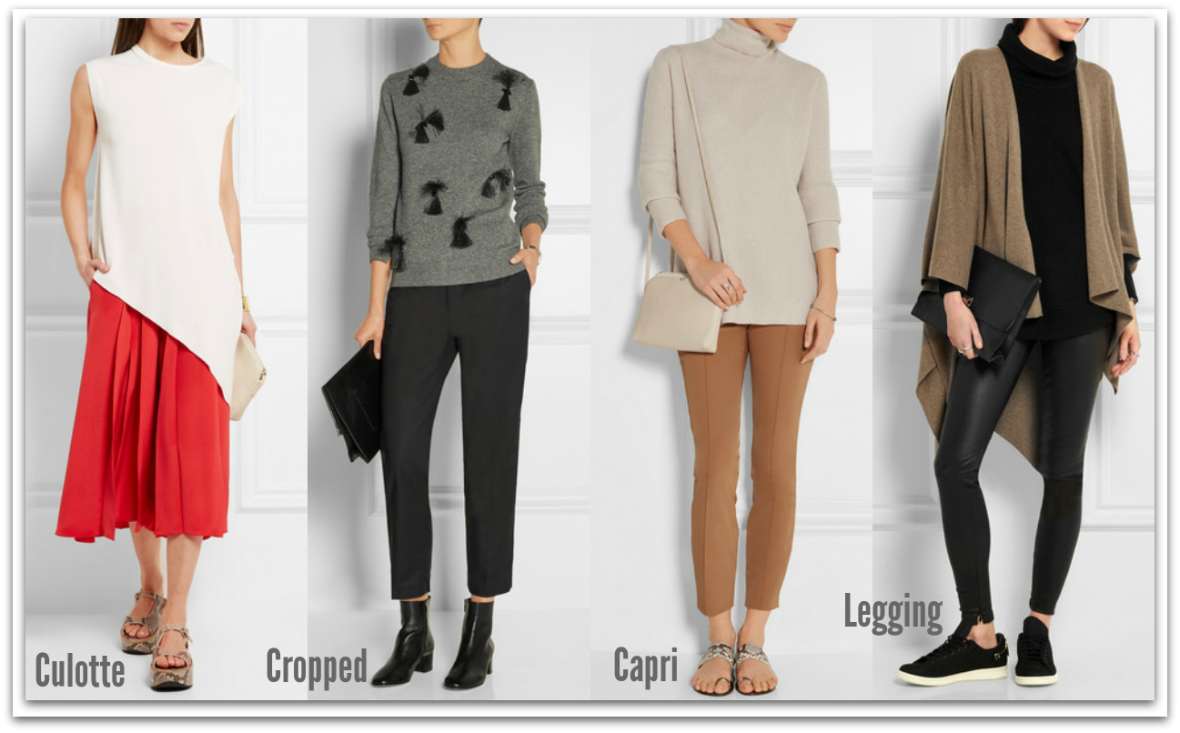 capris and cropped pants how to wear from Imogen